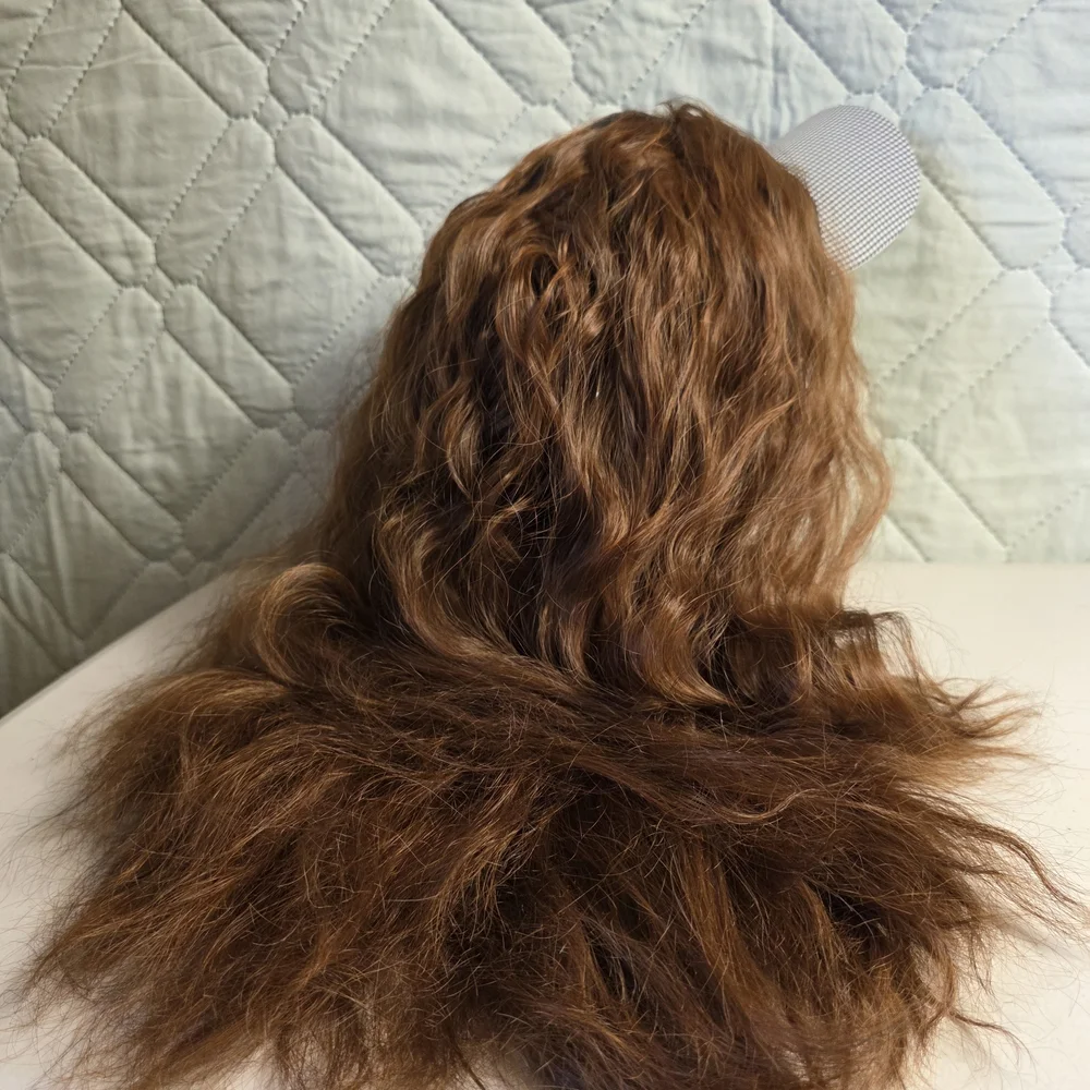 Real Long Wavy Baseball Cap with Hair Hat Hair Extensions Full Head